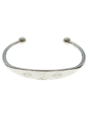 Louis Vuitton Jungku Monogram Bangle Silver Bracelet